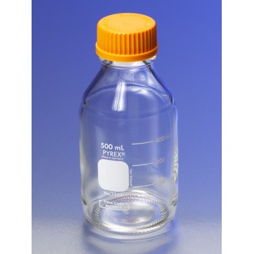 1395-50 PYREX® 50mL Round Media Storage Bottles,
